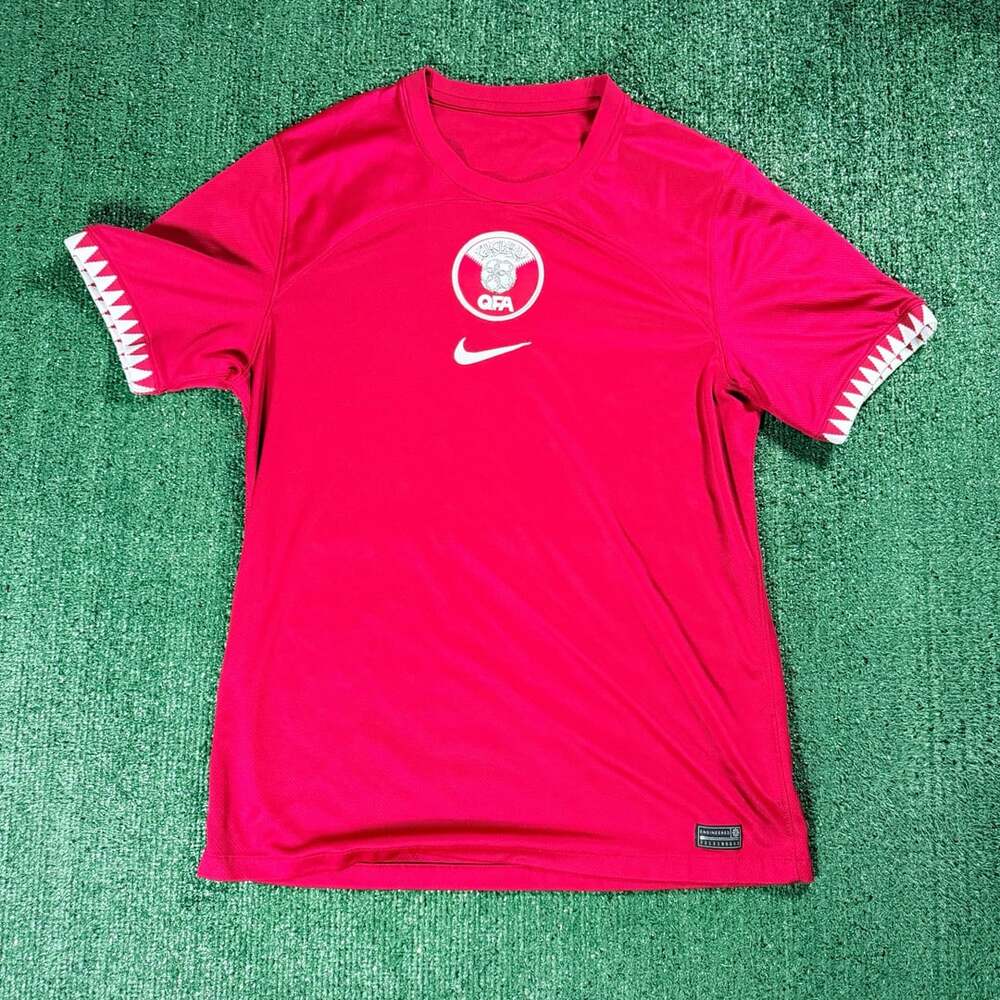 Nike Qatar National Team 2022-23 Home Shirt Soccer Jersey Large